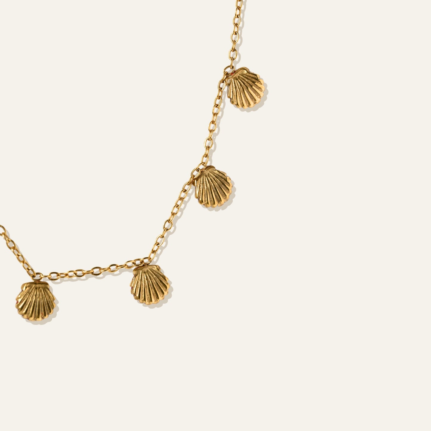 Shell Pendant Anklet