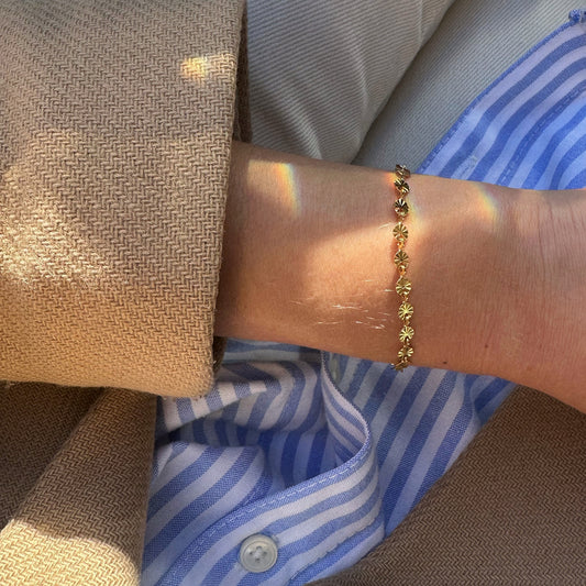 Round Sun Plate Bracelet