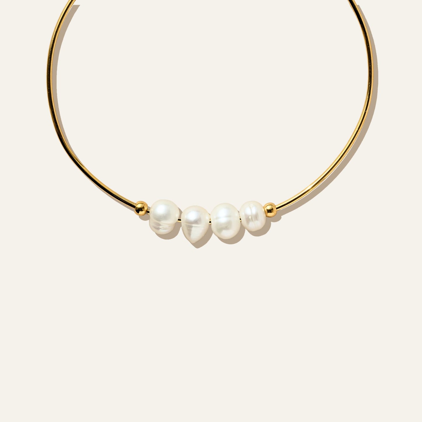 Pearl Bangle Bracelet
