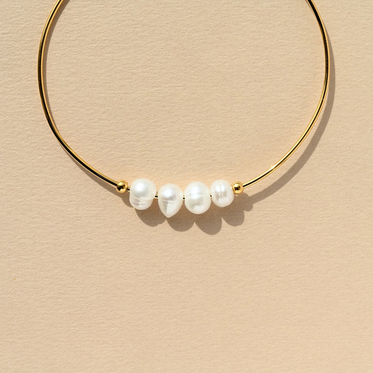 Pearl Bangle Bracelet