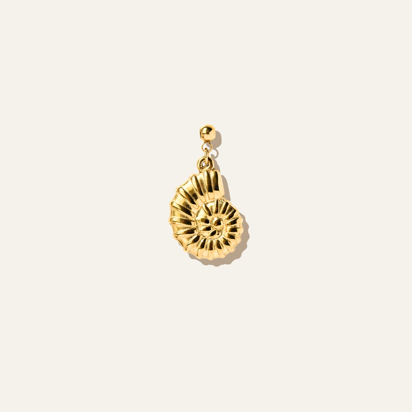 Spiral Shell Charm