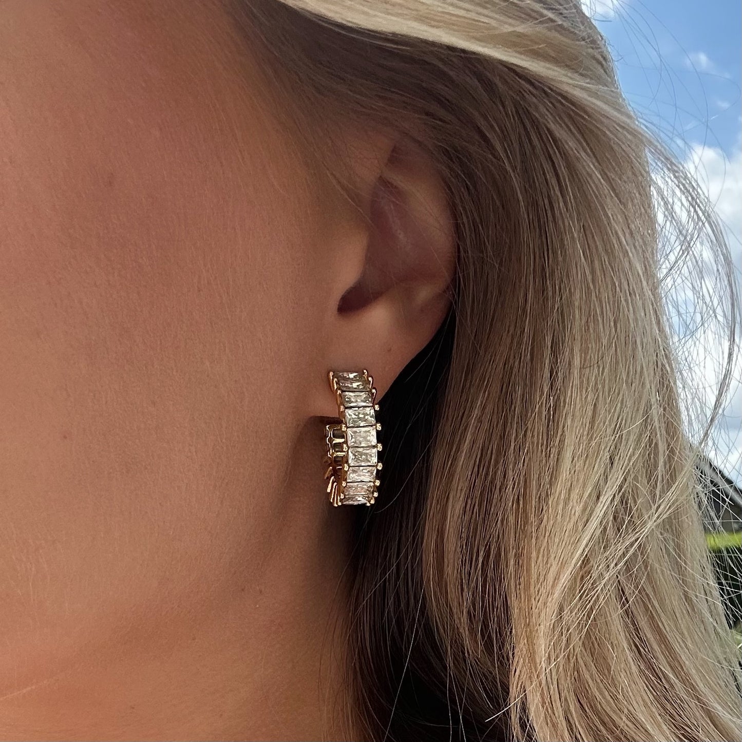 Vintage Zirconia Earrings