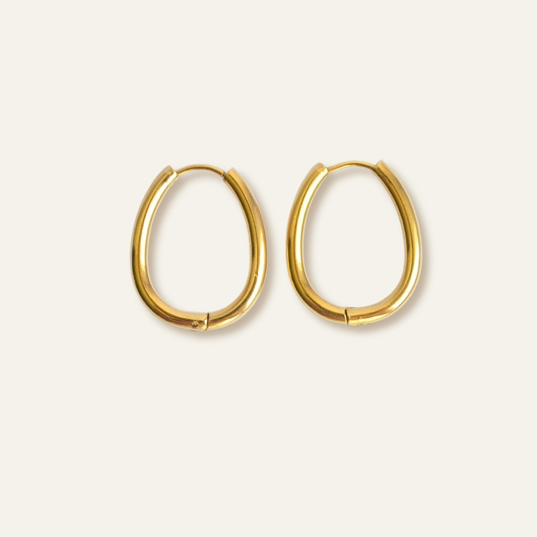 Large Drop Hoops