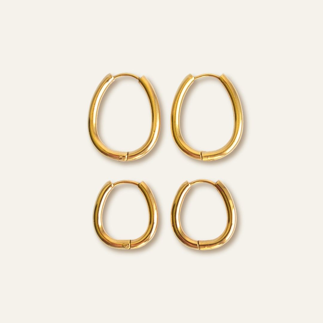 Large Drop Hoops