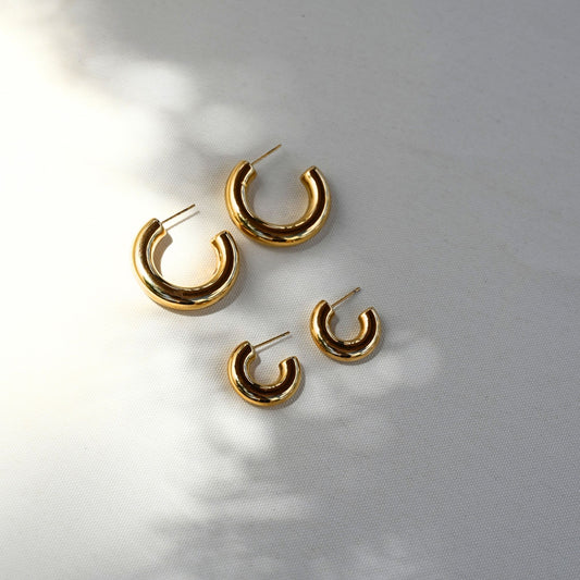 Small Chunky Hoops