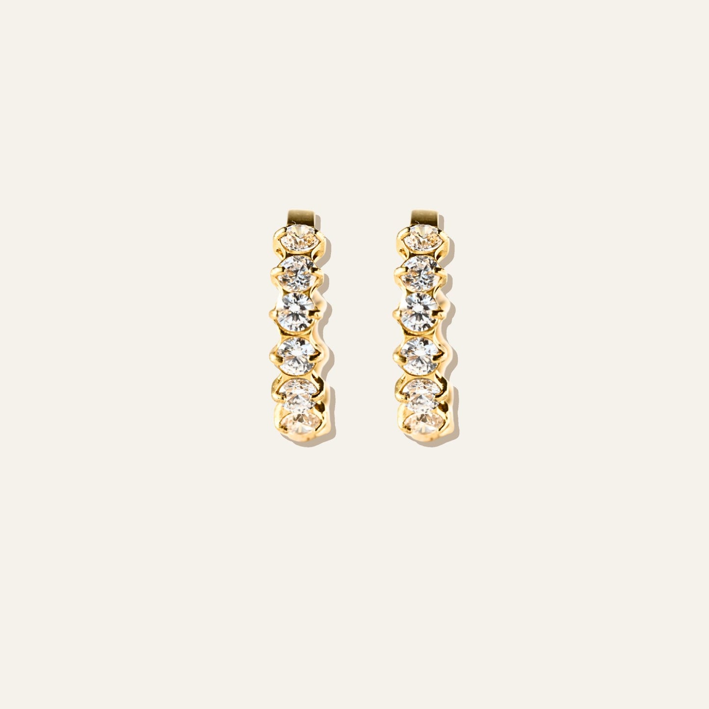 Full Crystal Hoops