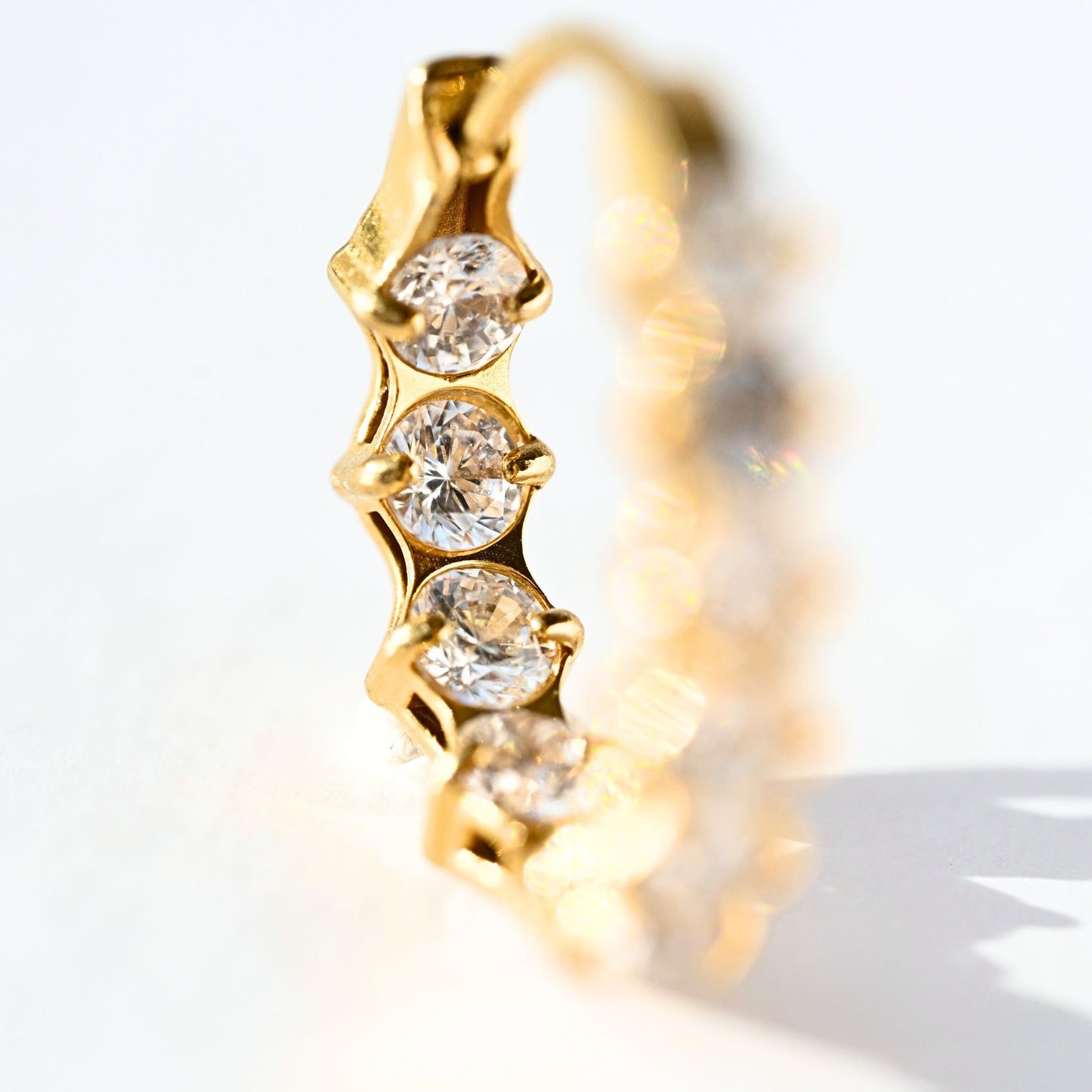 Full Crystal Hoops