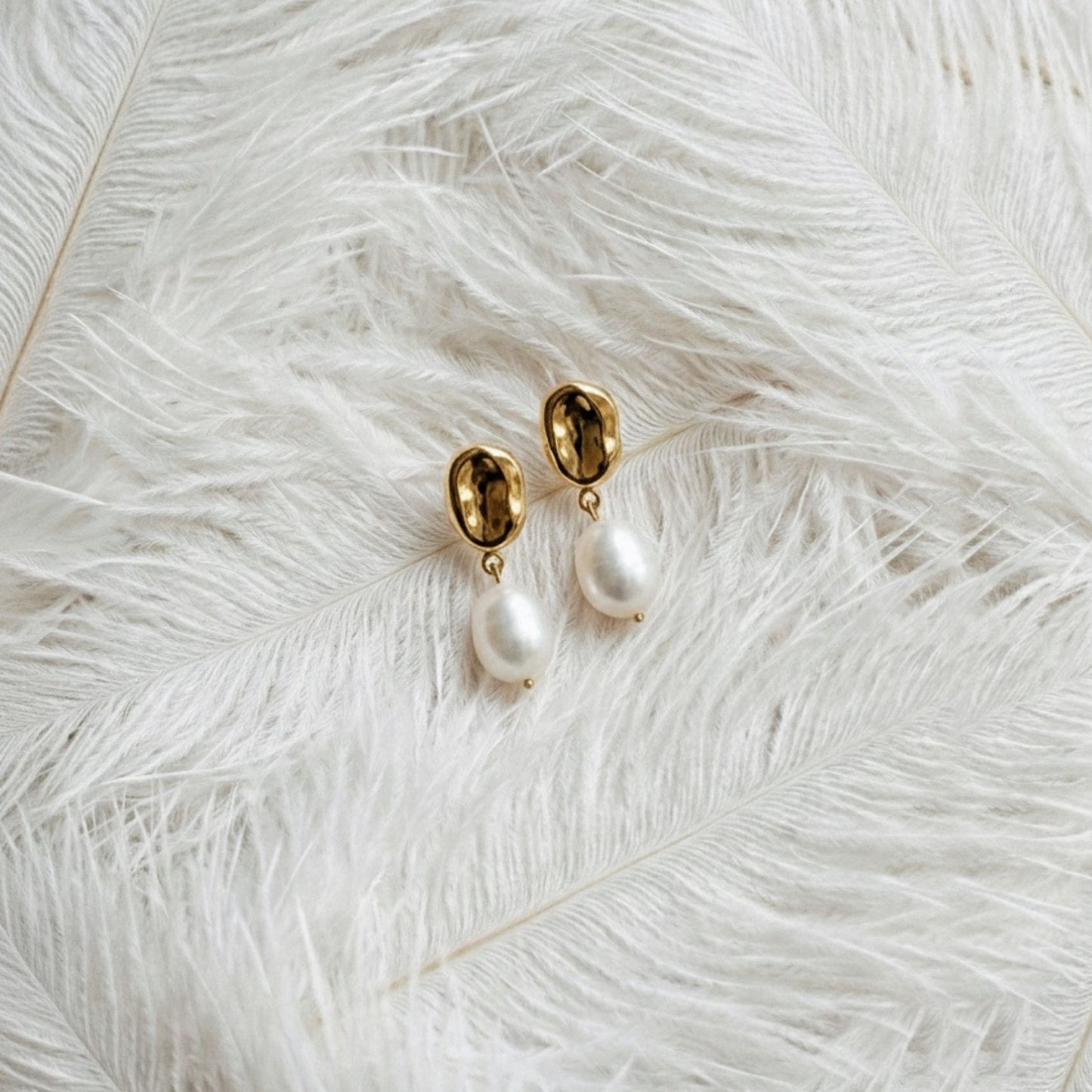 Organic Pearl Earrings