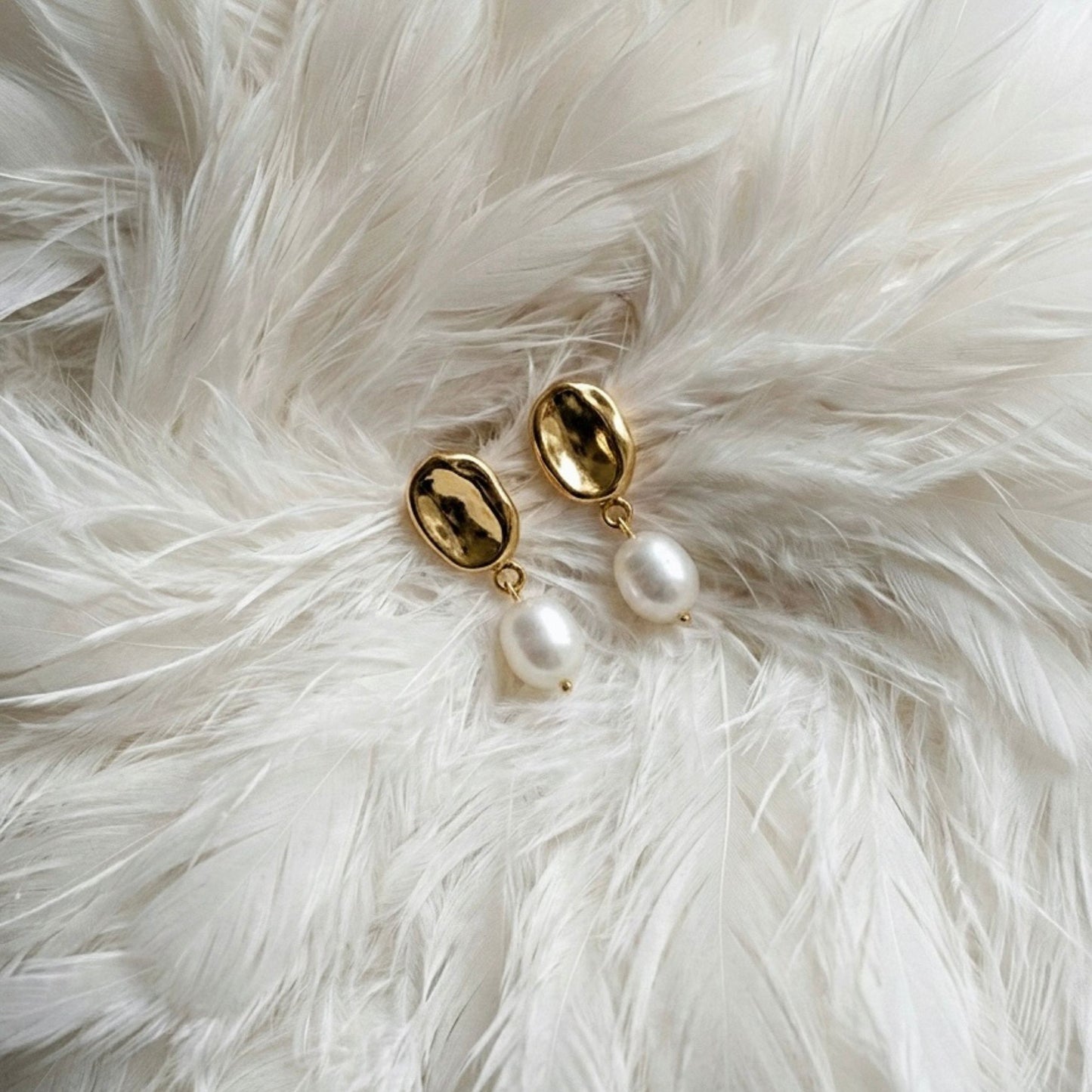 Organic Pearl Earrings