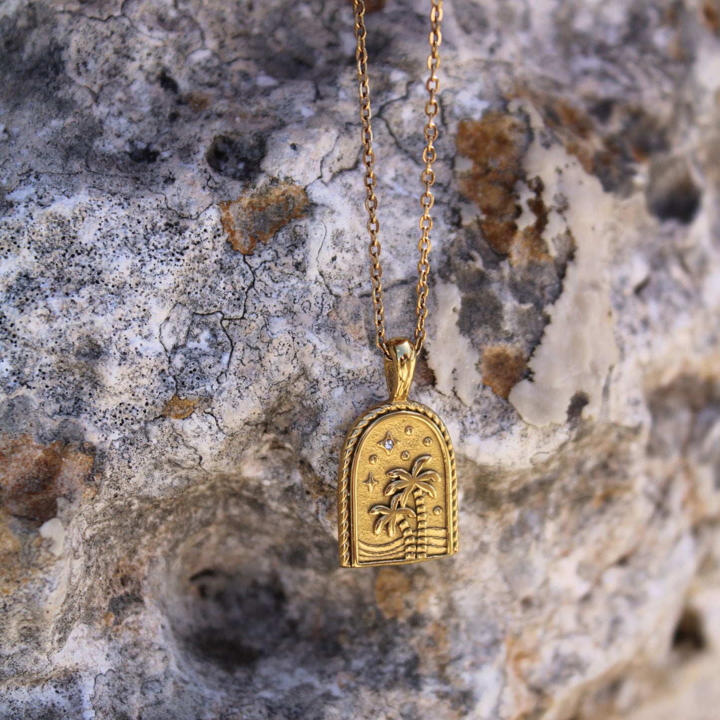 Palm Tree Necklace