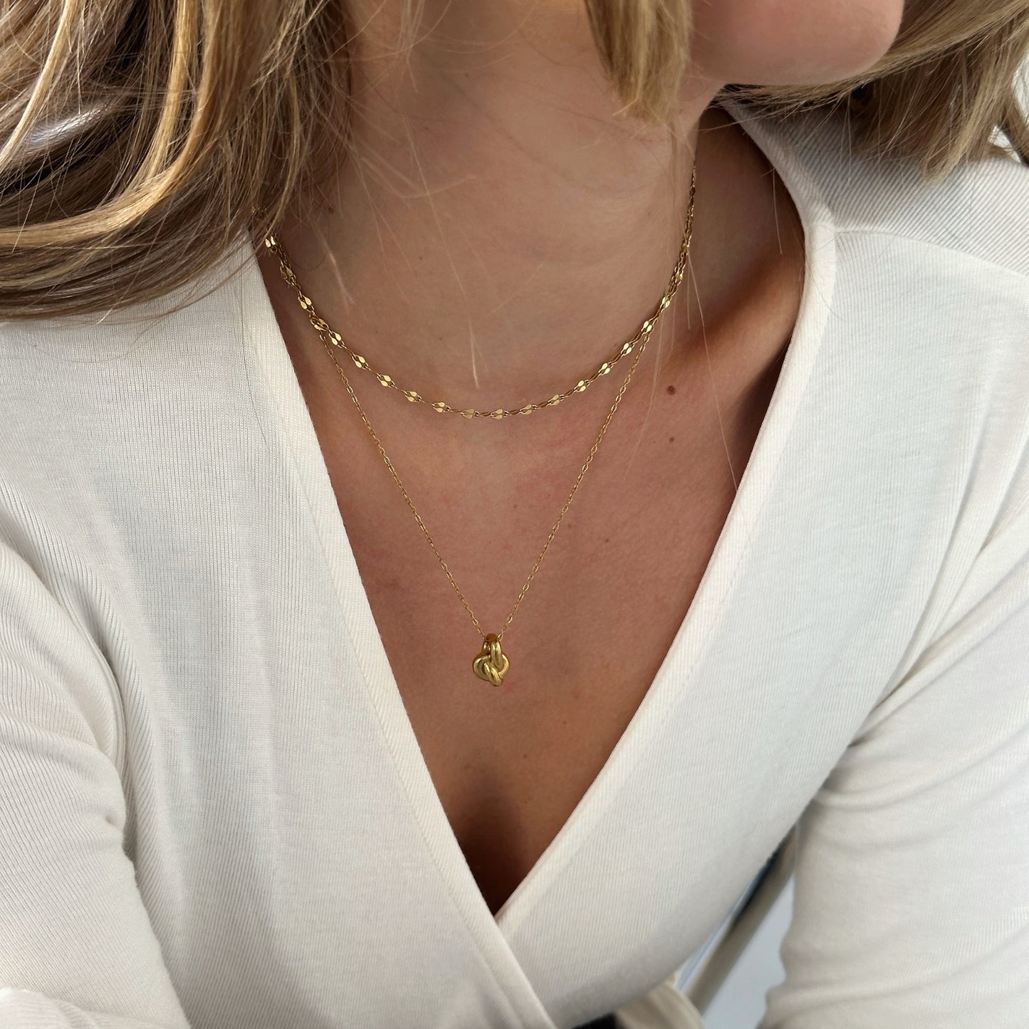 Cross Link Necklace