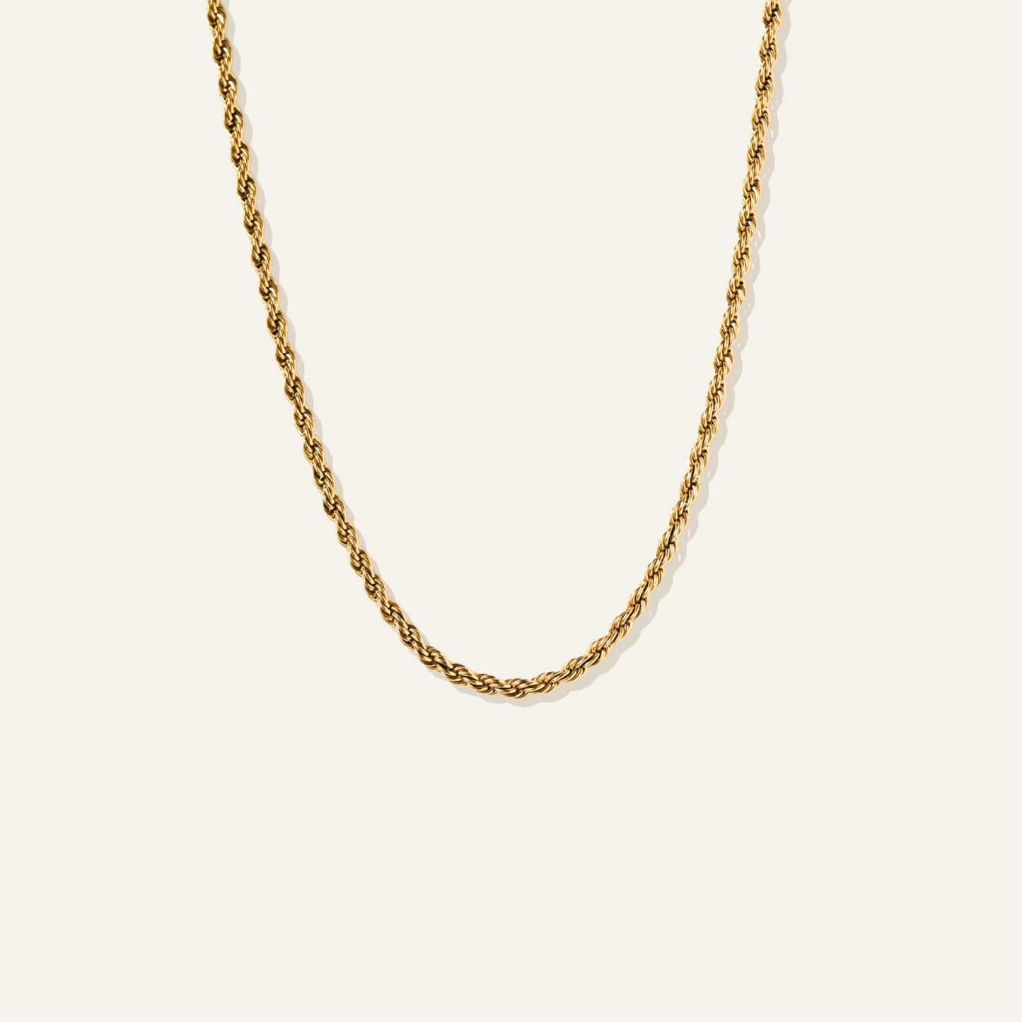 Twisted Rope Chain Necklace