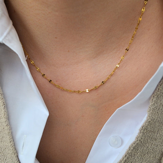 Cross Link Necklace