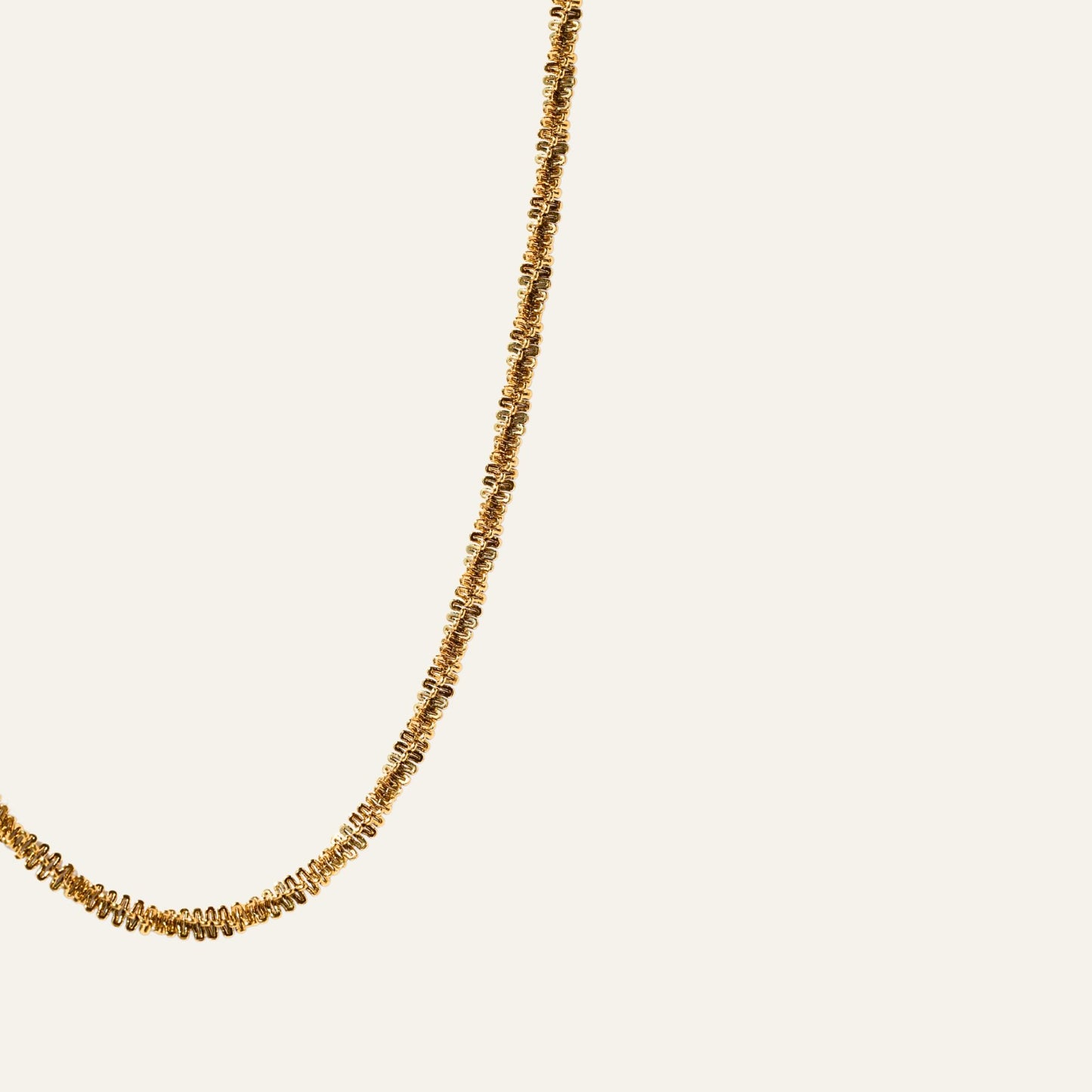 Bold Twist Chain Necklace