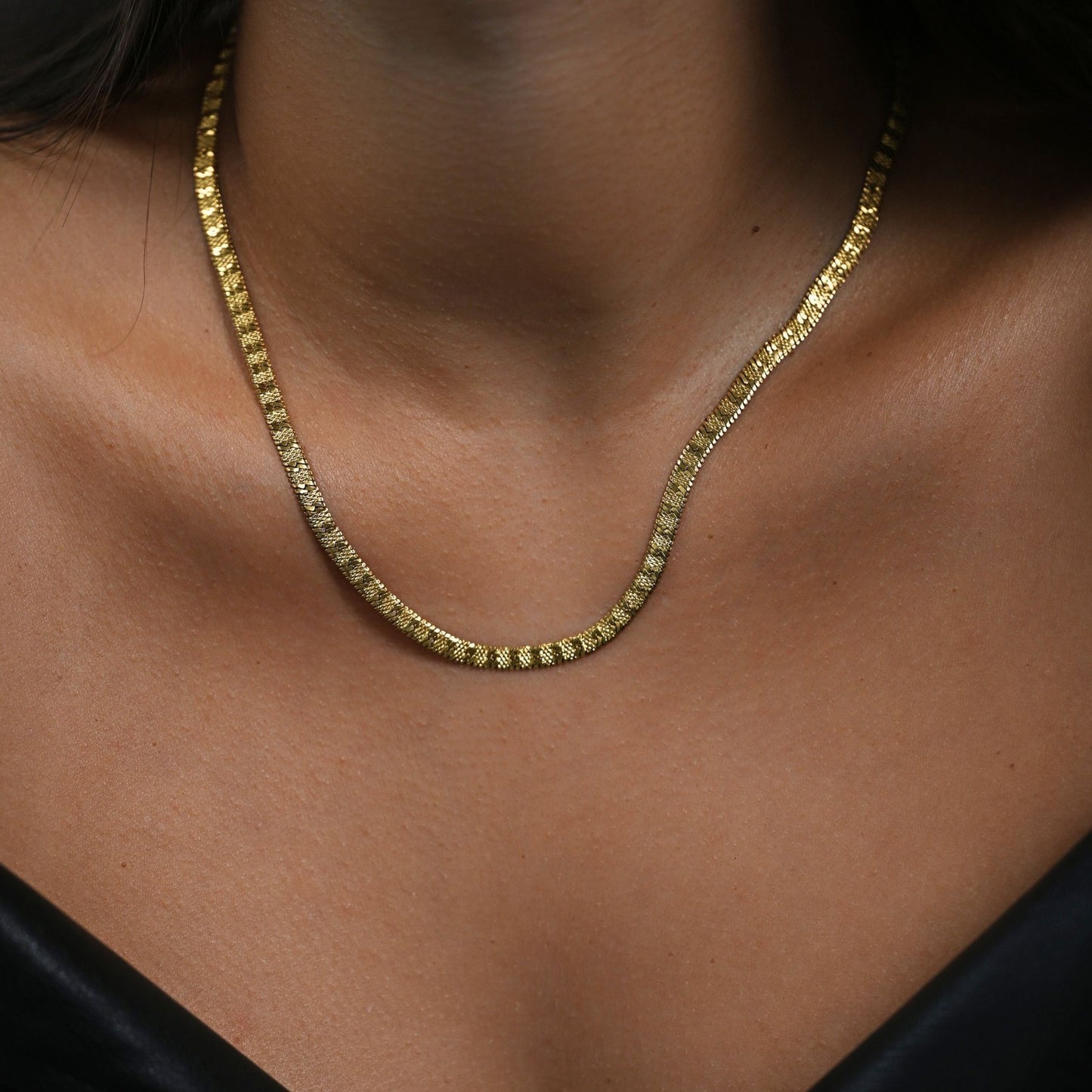 Vintage Snake Chain Necklace