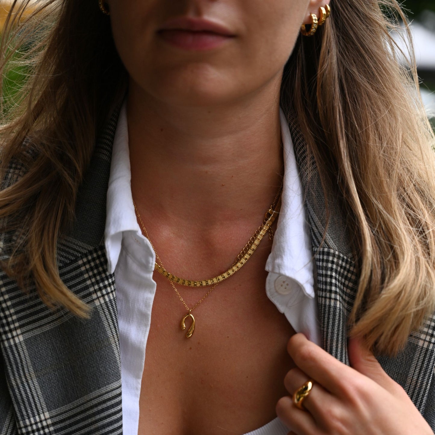 Vintage Snake Chain Necklace