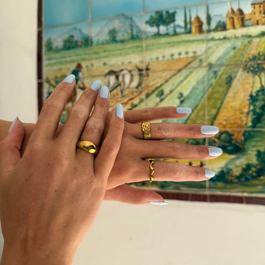 Chunky Statement Gold Ring