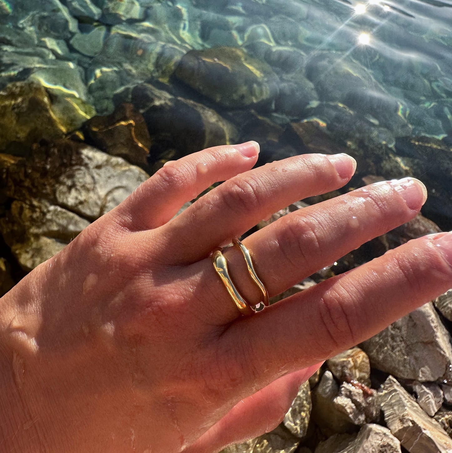 2-Pack Irregular Rings