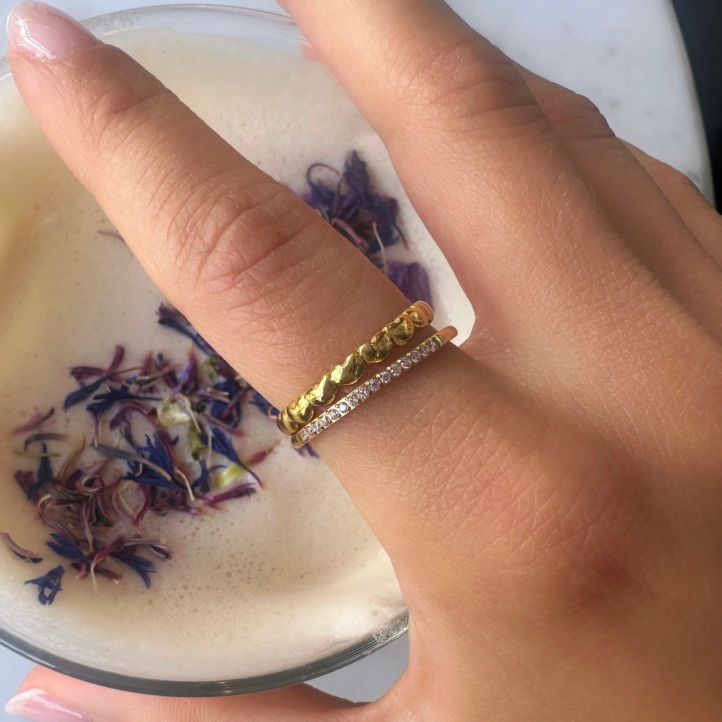 Small Hearts Ring