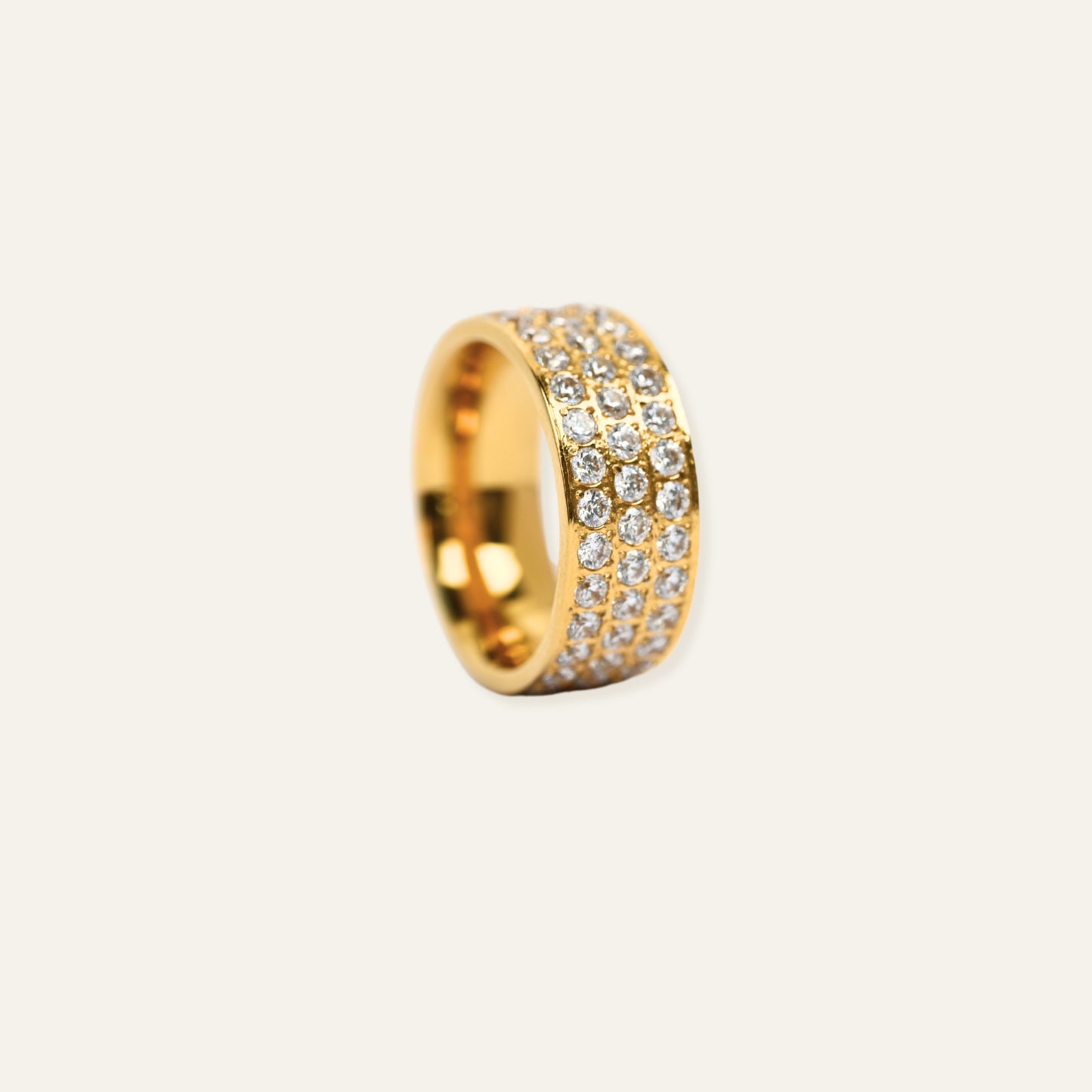 Zirconia Pave Band Ring