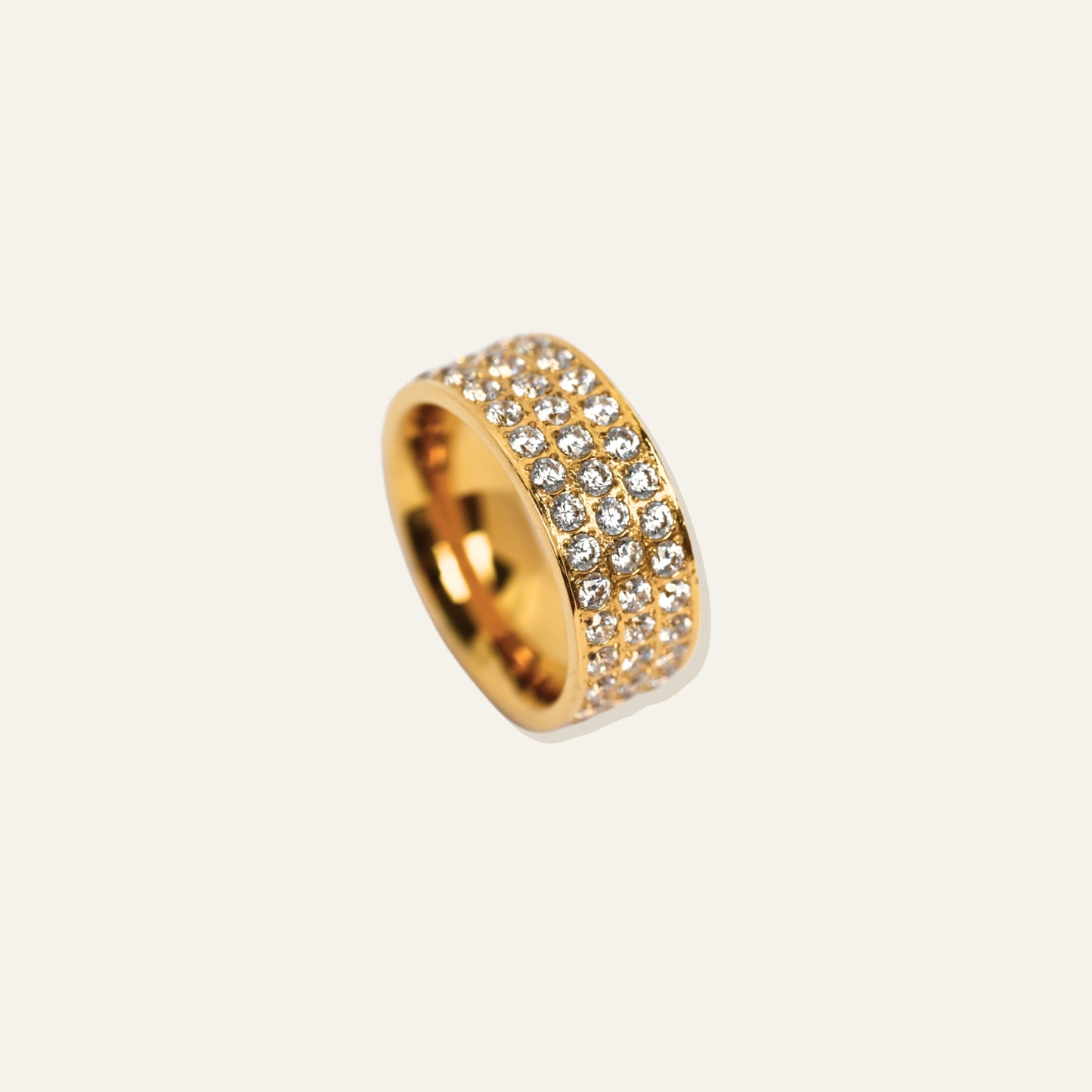 Zirconia Pave Band Ring