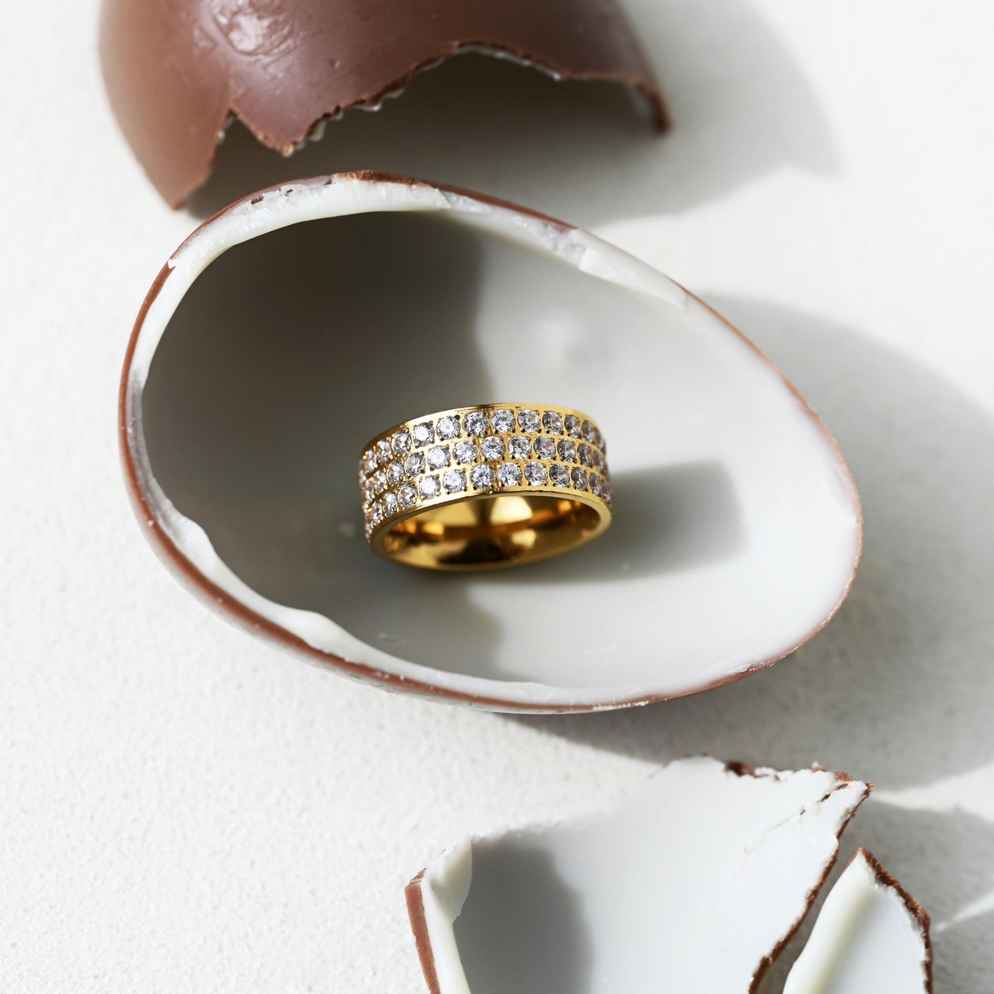 Zirconia Pave Band Ring