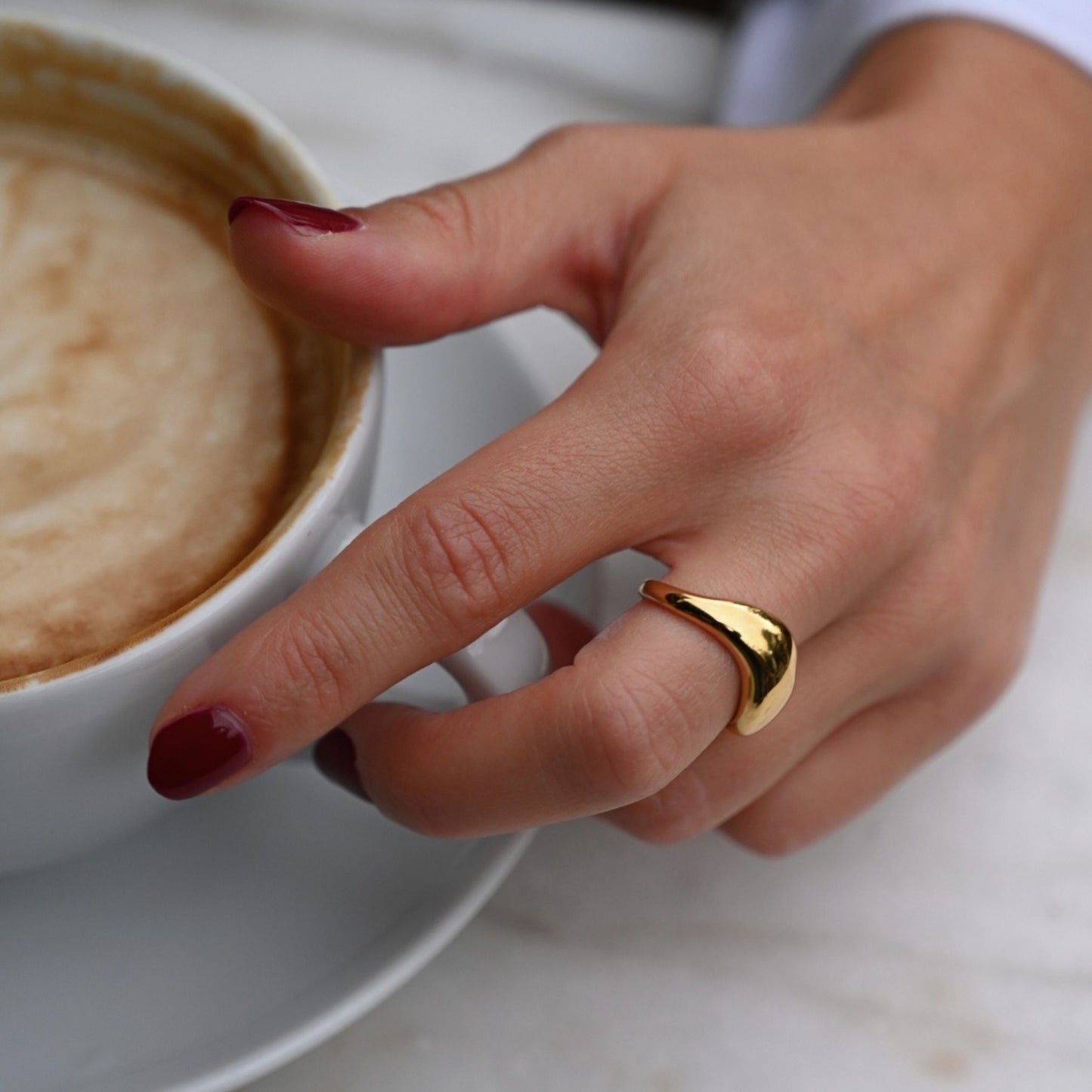 Bold Wave Ring