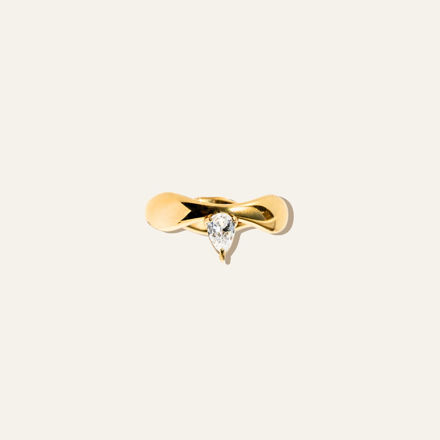 Pear Curve Ring