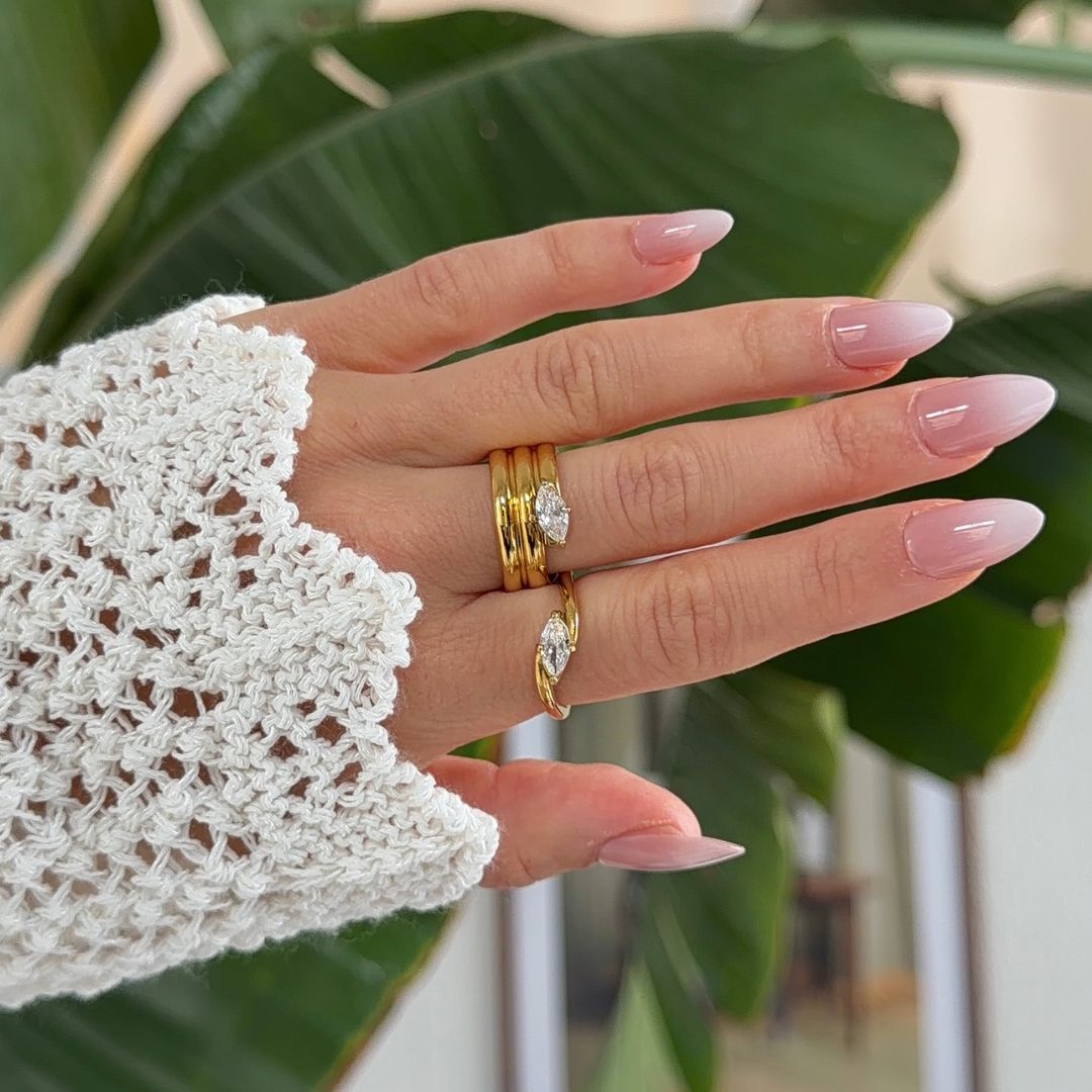 Marquise Curve Ring