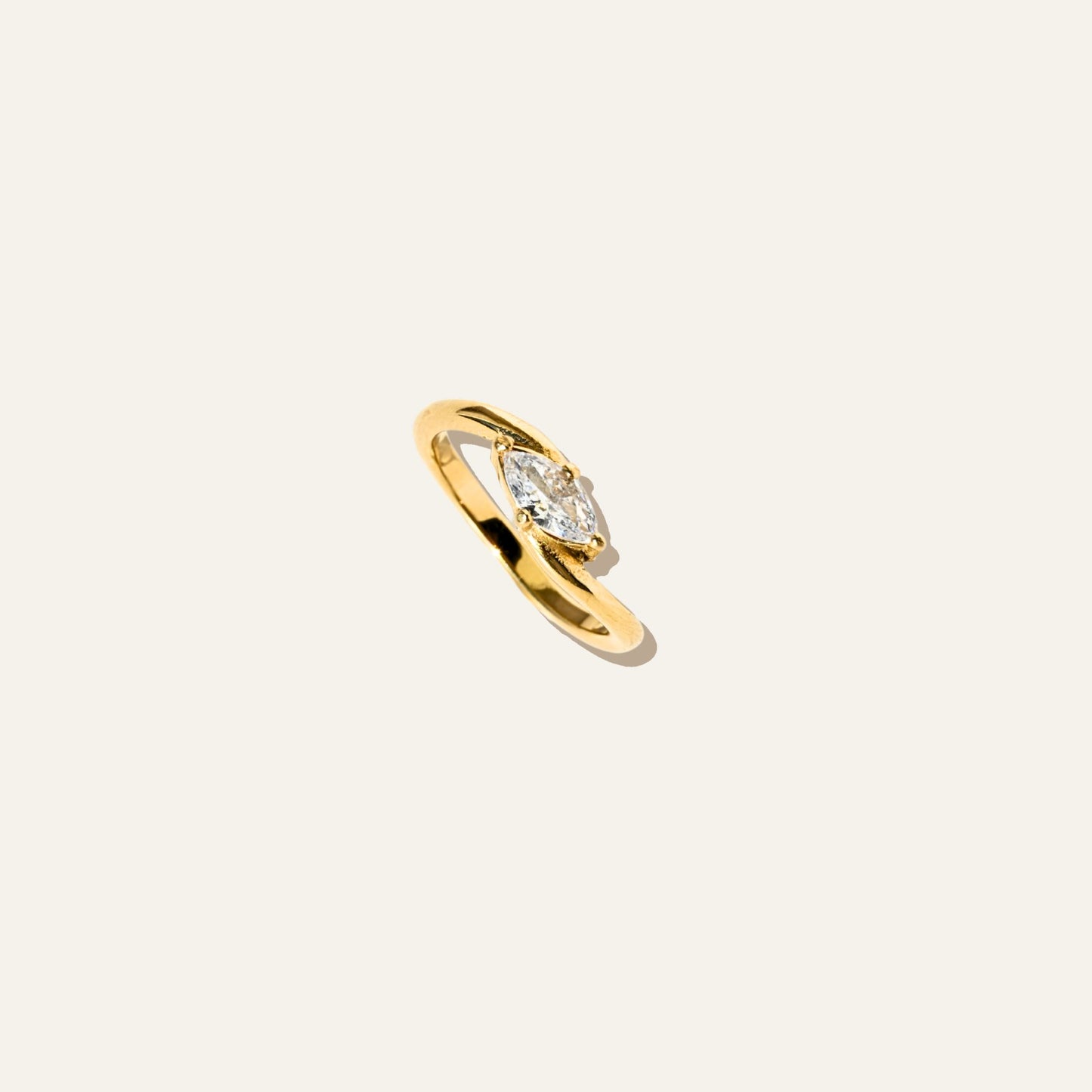 Marquise Curve Ring
