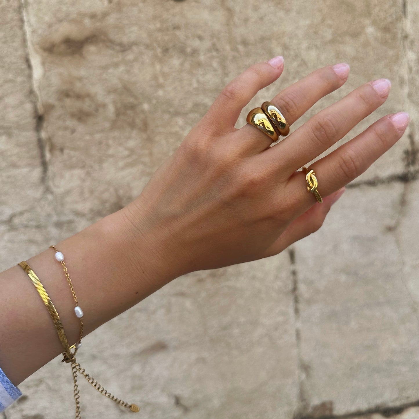 Chunky Statement Gold Ring