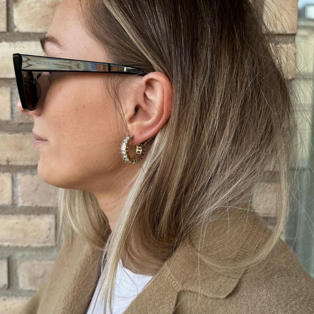 Vintage Zirconia Earrings