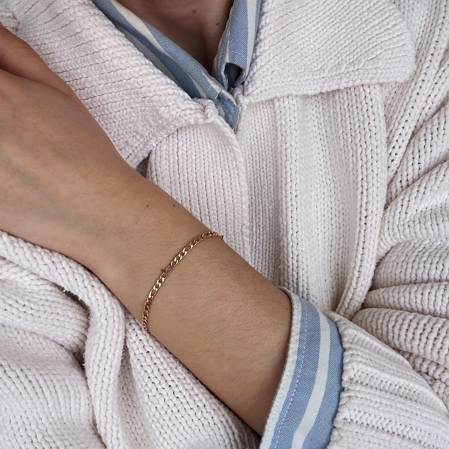 Figaro Chain Bracelet