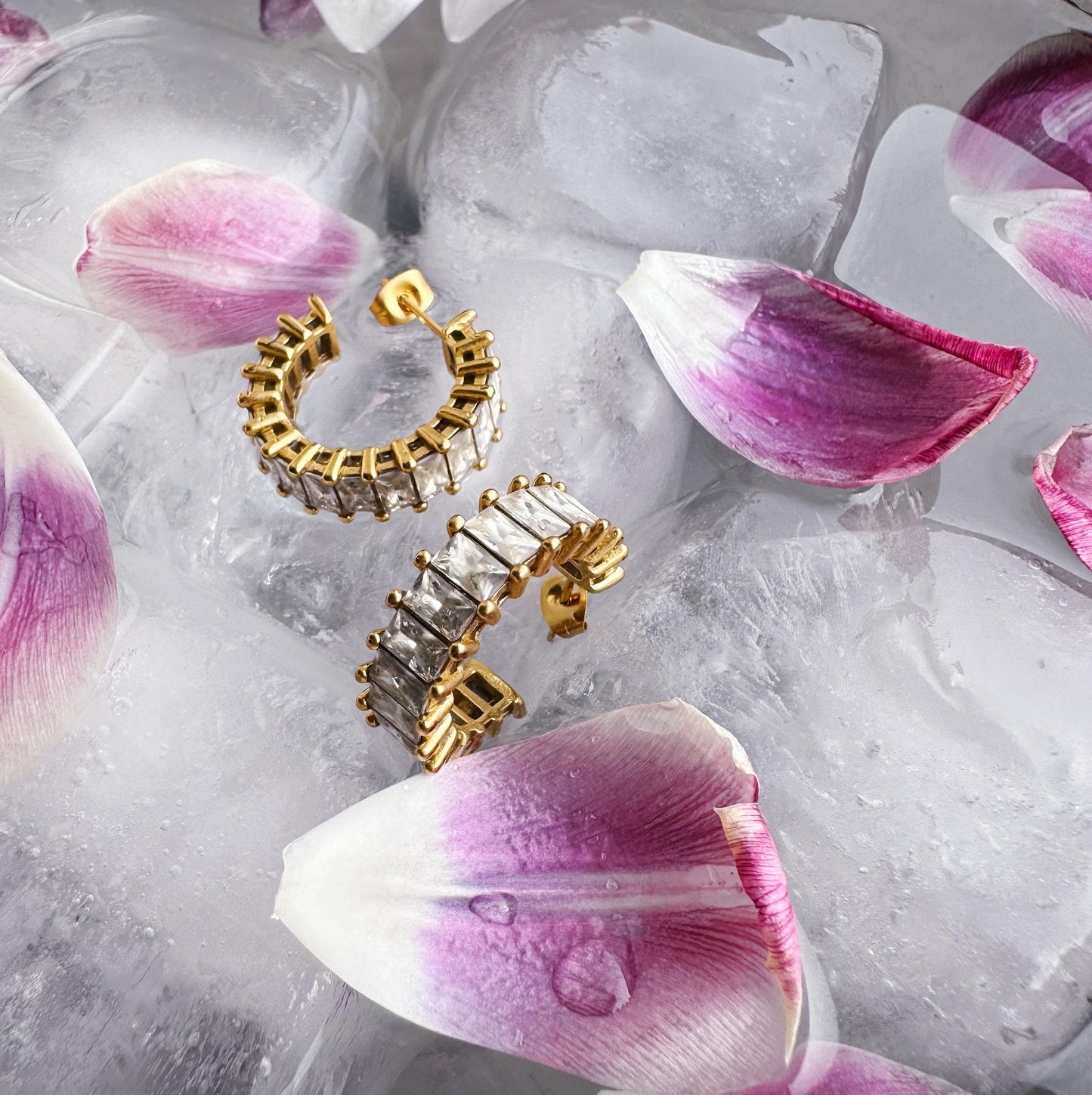 Vintage Zirconia Earrings