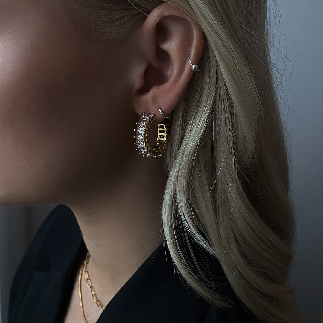 Vintage Zirconia Earrings