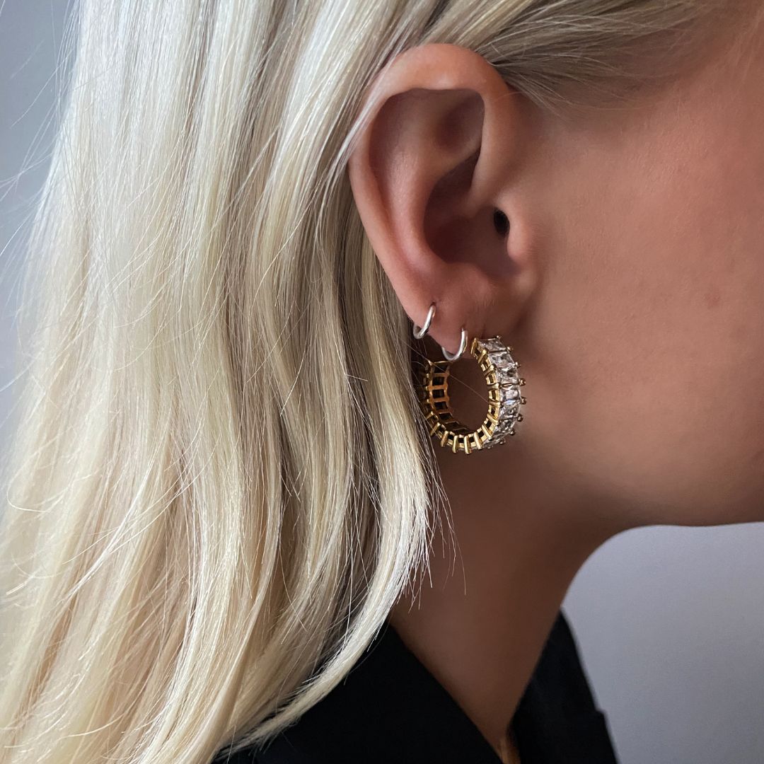 Vintage Zirconia Earrings