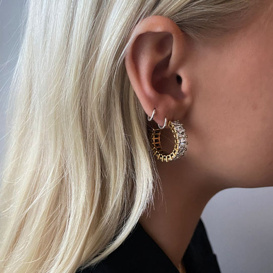 Vintage Zirconia Earrings