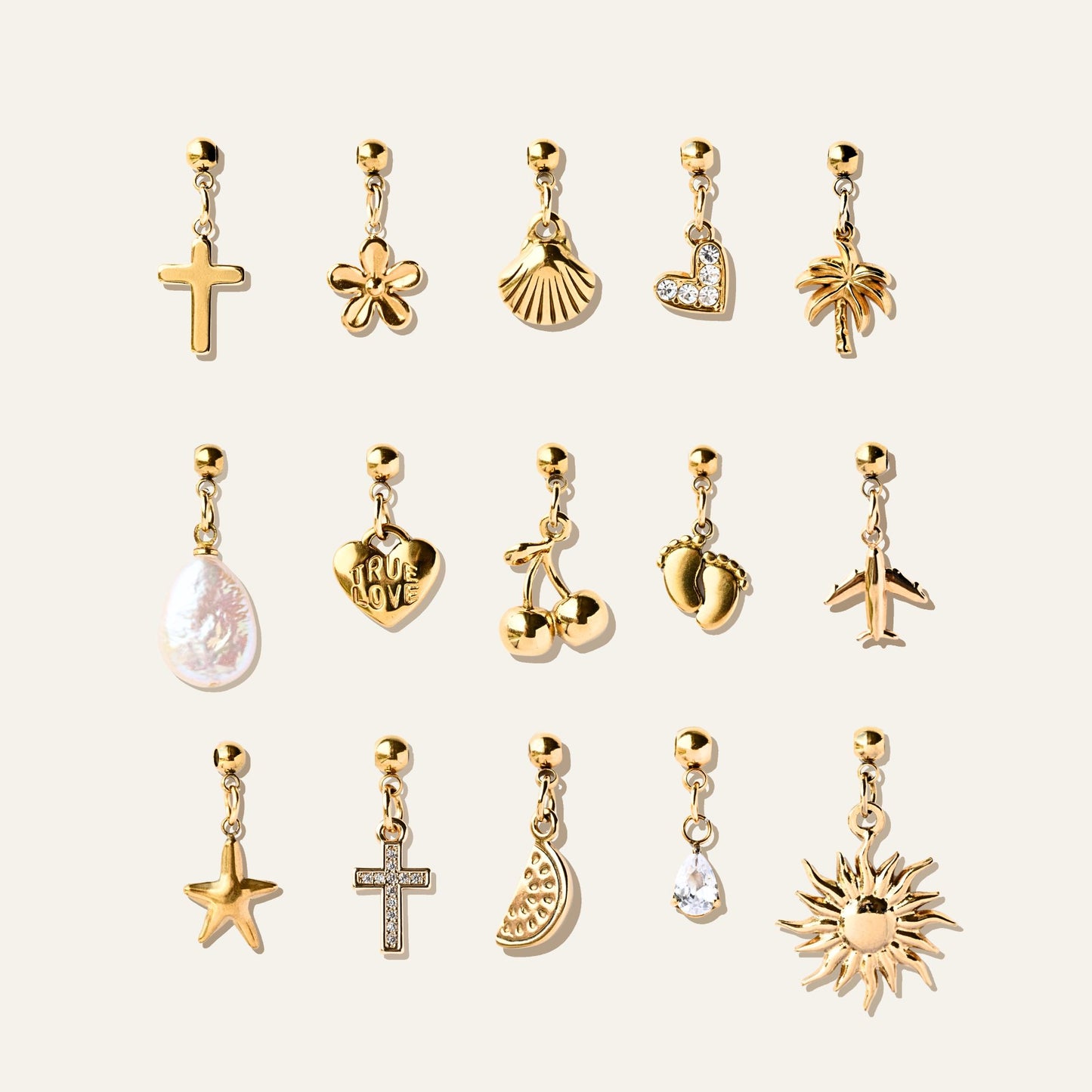 Shell and Pearl Charm