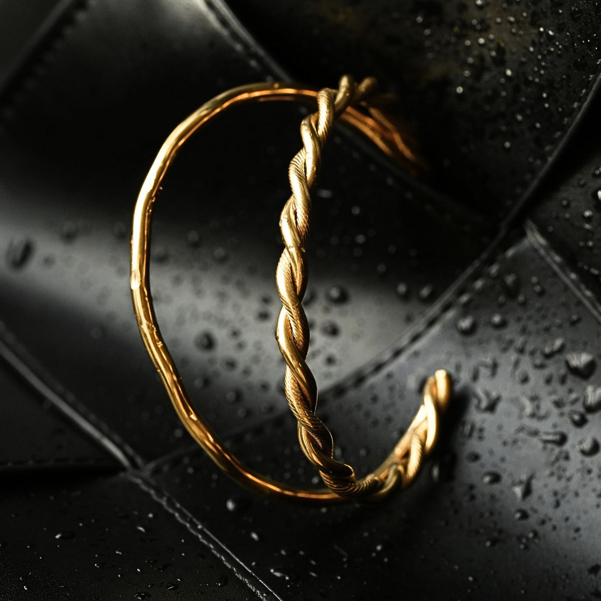 Hammered Bangle Bracelet