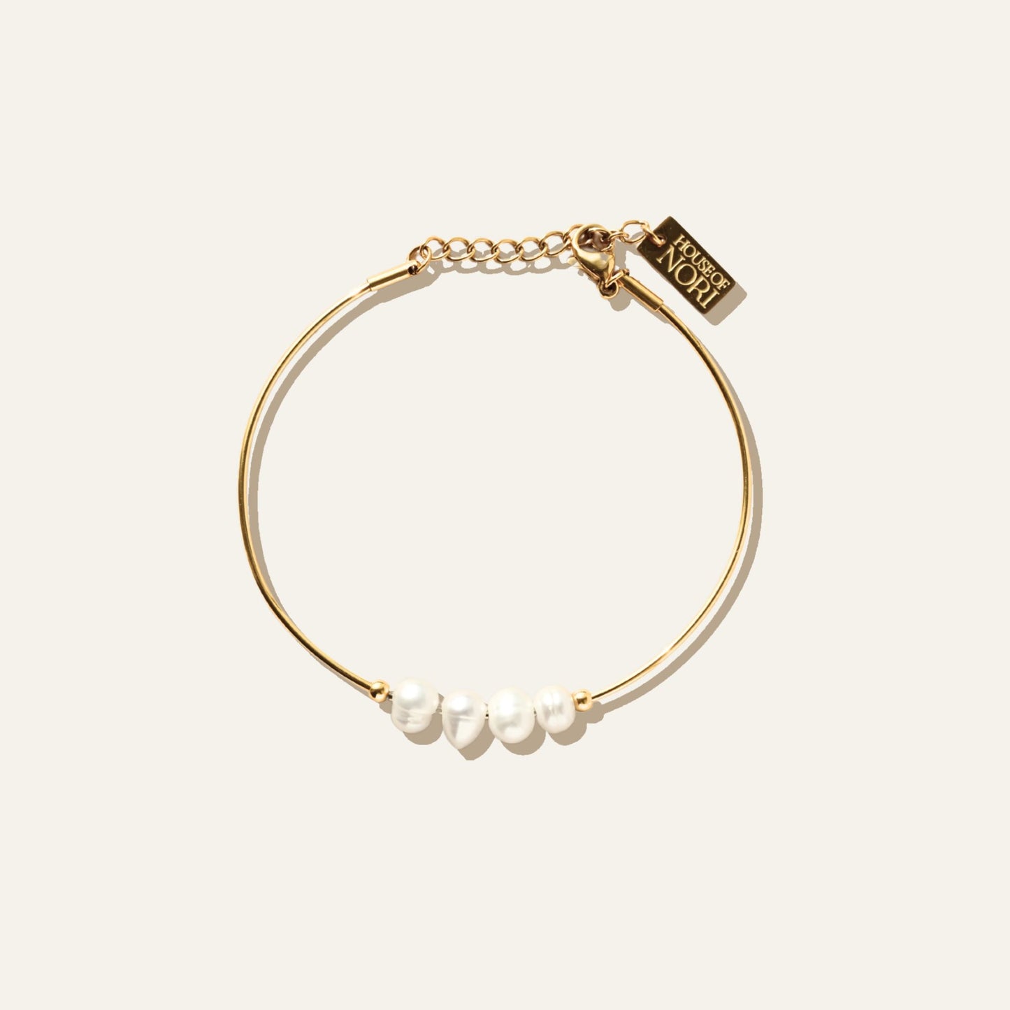 Pearl Bangle Bracelet