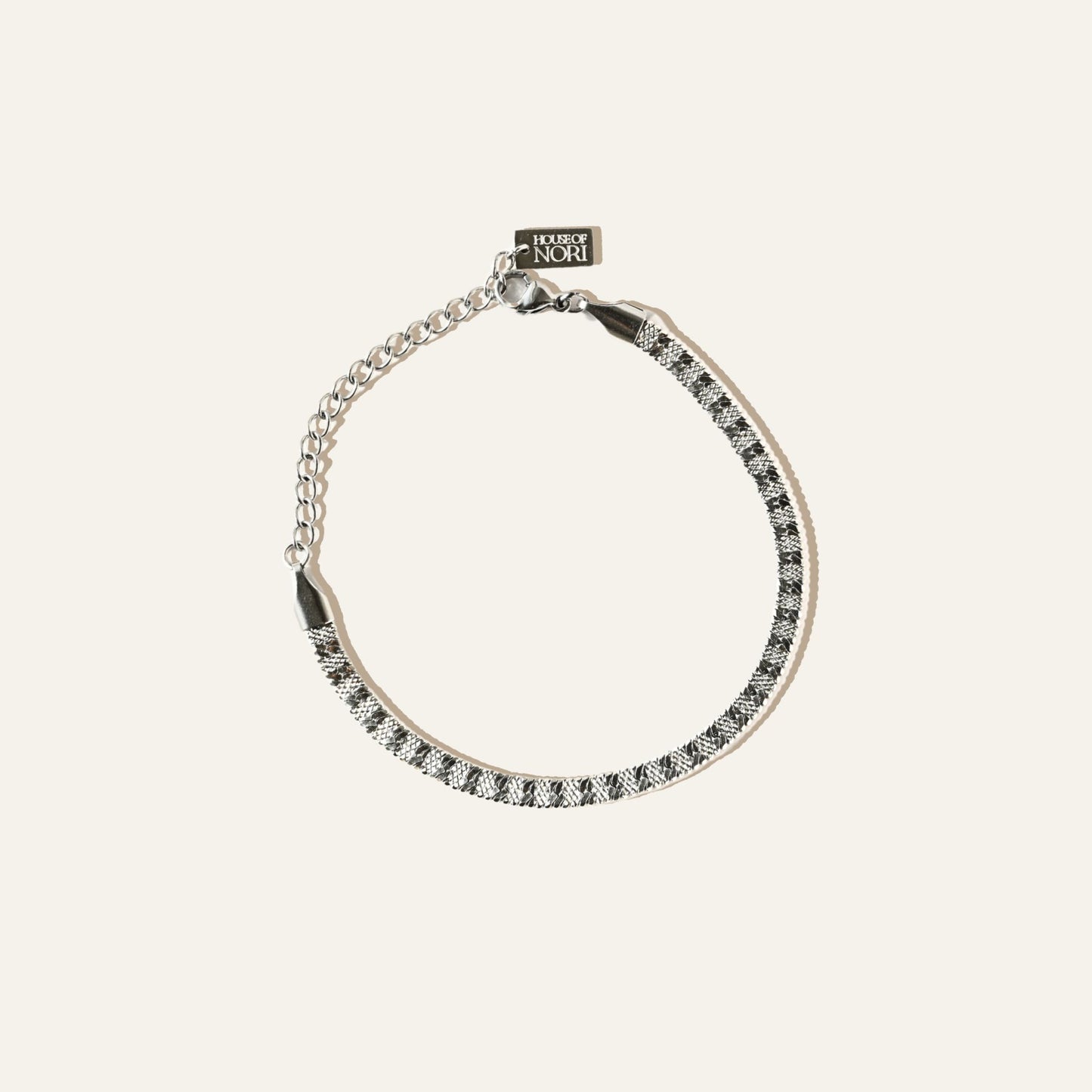 Vintage Snake Chain Bracelet Silver