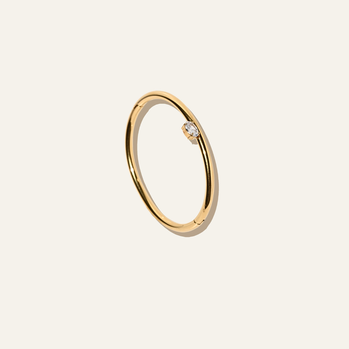 Solitaire Crystal Bangle