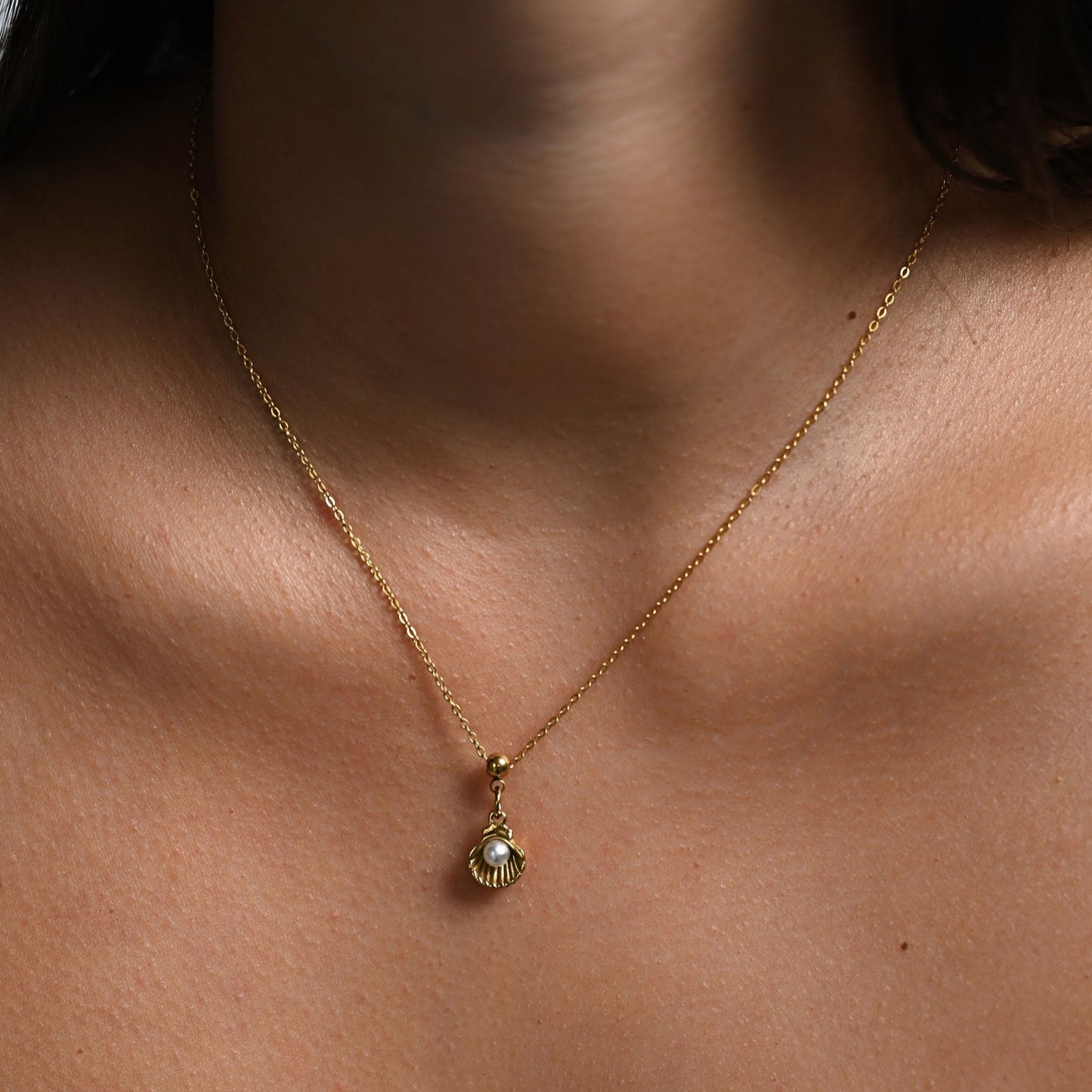 Shell and Pearl Charm