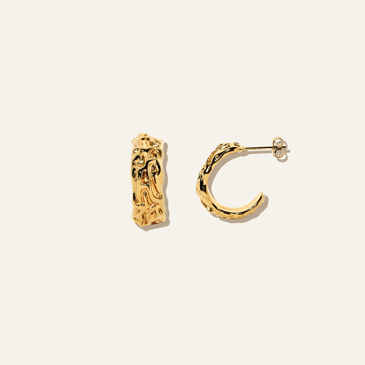 Classic Hammered Earrings
