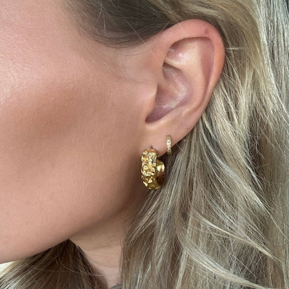 Classic Hammered Earrings