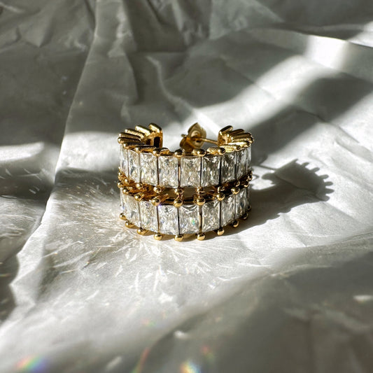 Vintage Zirconia Earrings