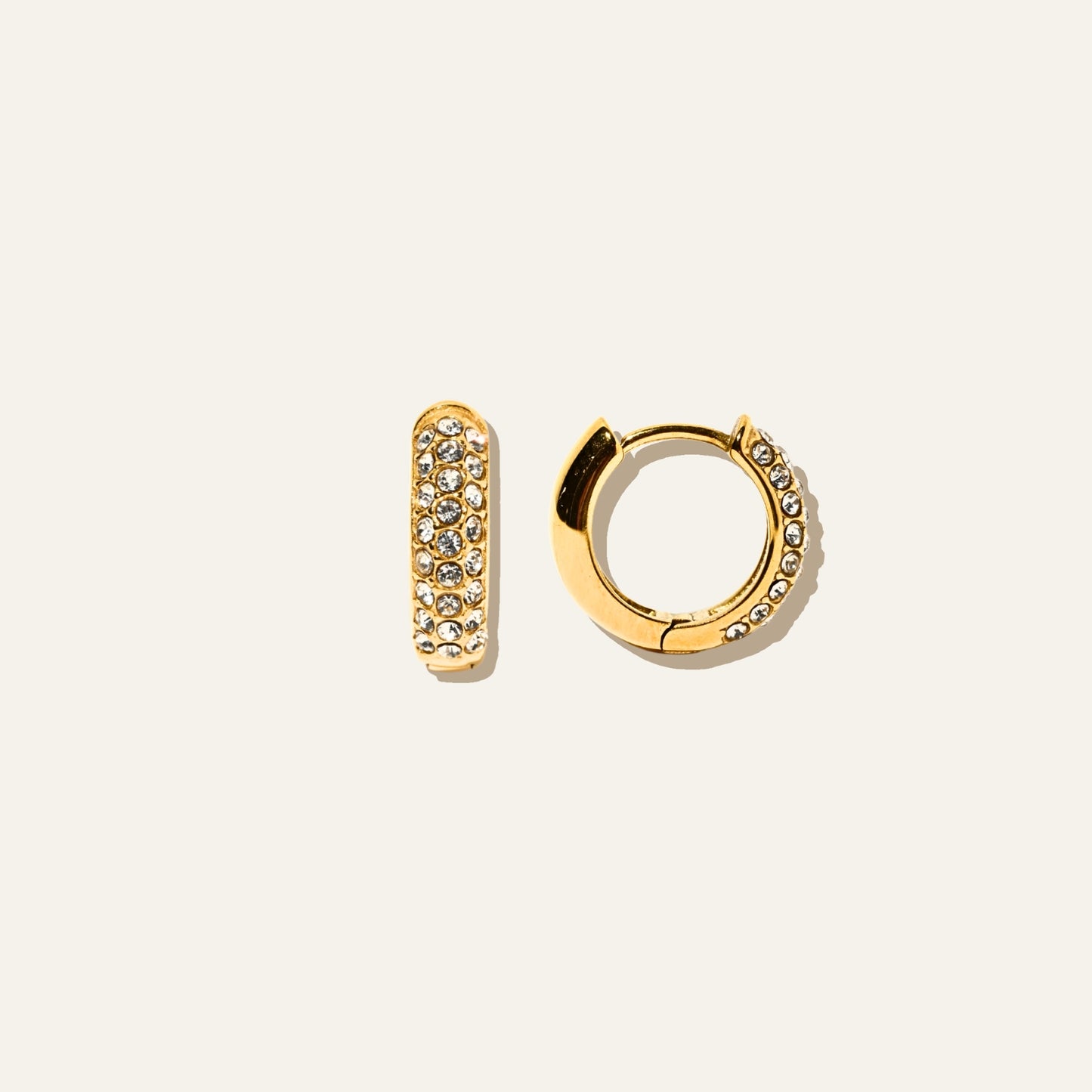 Mini Pave Huggies