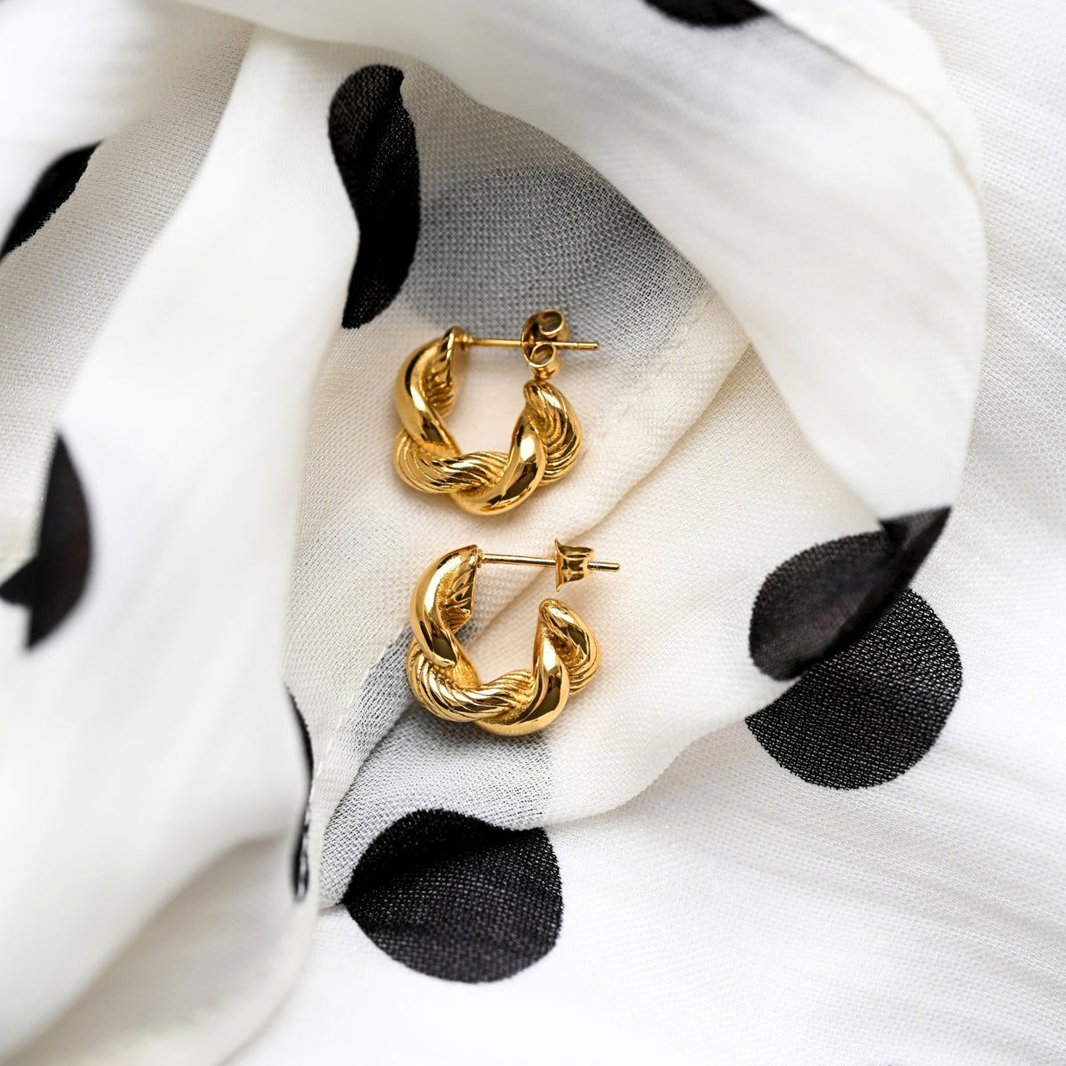 Twisted Rope Earrings