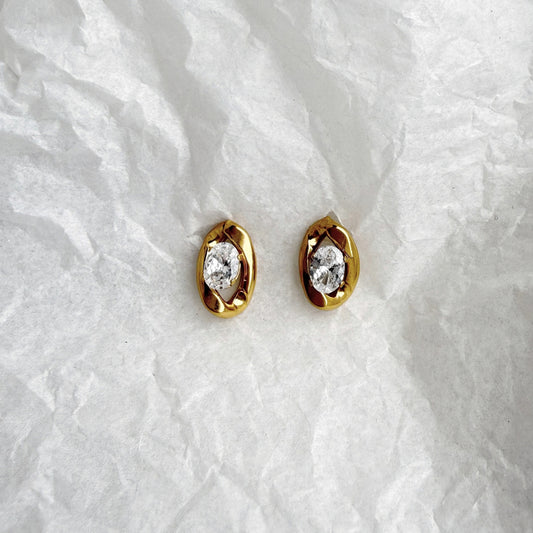 Large Crystal Stud