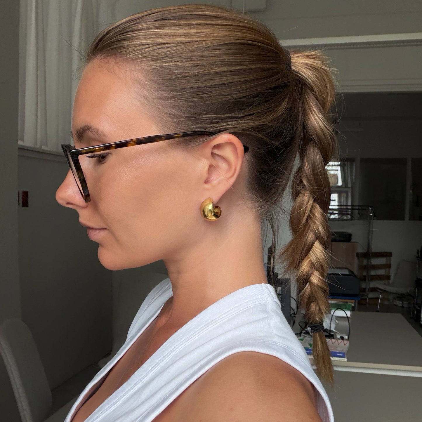 Chunky Round Earrings